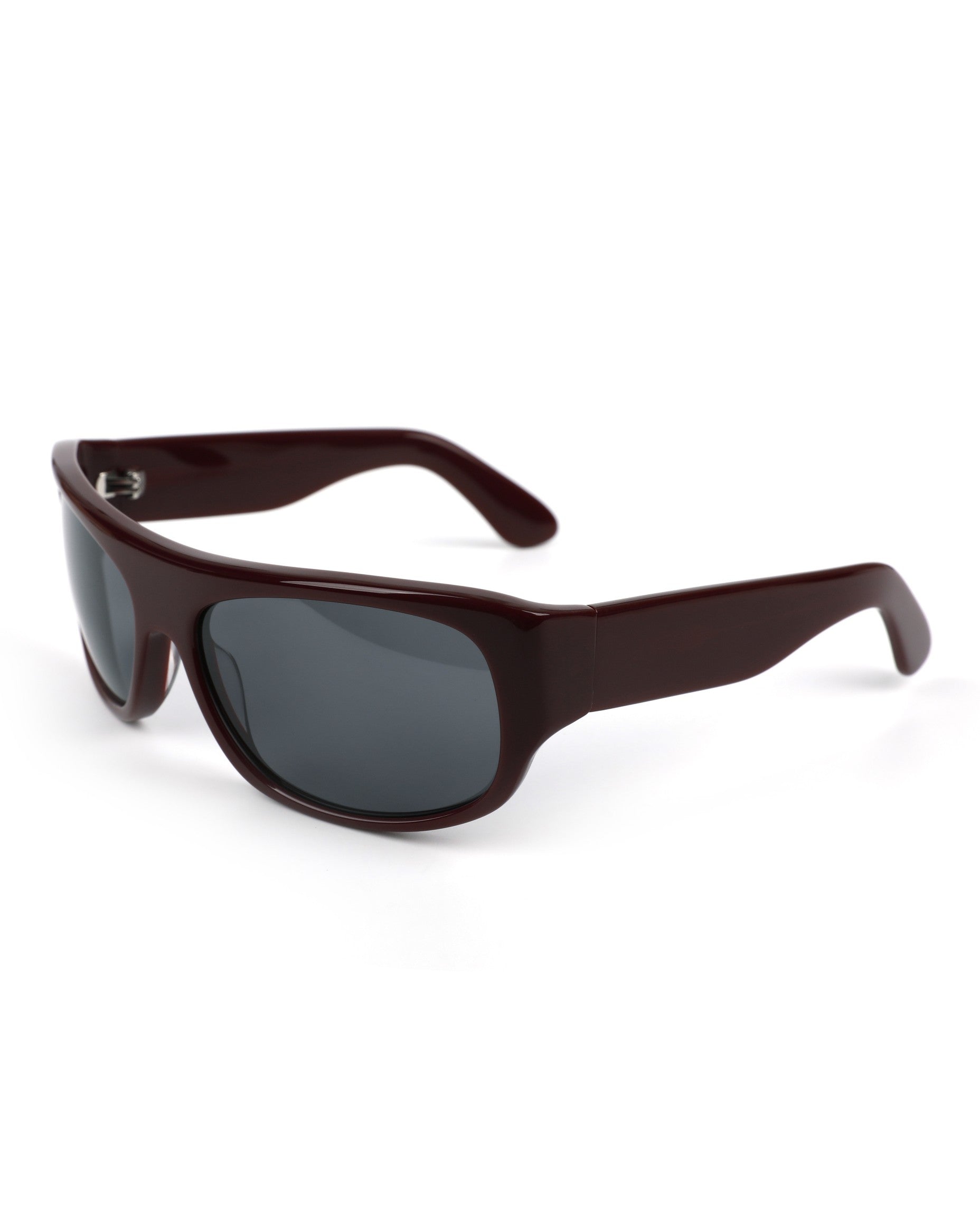 Sardinia Sunglasses - Red Frame, Grey Lens