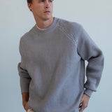 Kent Knit Jumper - Ash grey