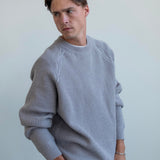 Kent Knit Jumper - Ash grey