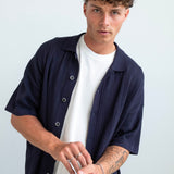 Harlow Knit Shirt - Navy