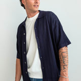 Harlow Knit Shirt - Navy