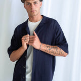 Harlow Knit Shirt - Navy