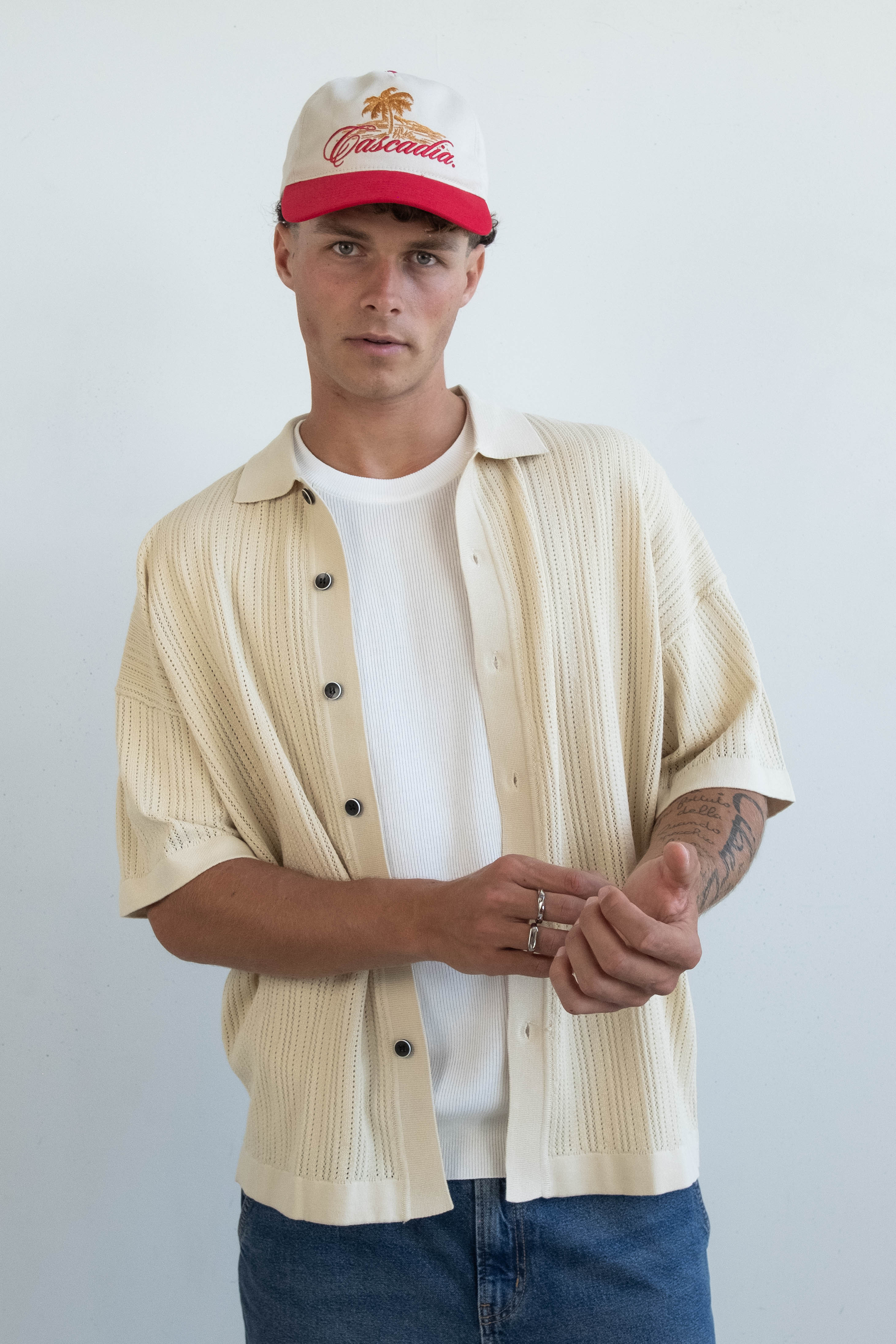 Harlow Knit Shirt - Sand