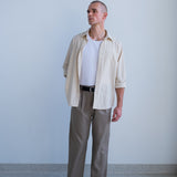 Studio Pleat Trousers - Taupe