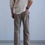 Studio Pleat Trousers - Taupe