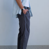 Studio Pleat Trousers - Slate Grey