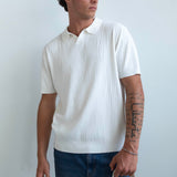 Rib Knit - White