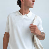 Rib Knit - White