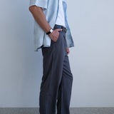Studio Pleat Trousers - Slate Grey