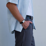 Studio Pleat Trousers - Slate Grey