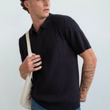 Rib Knit - Black