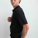 Rib Knit - Black