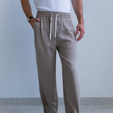 The Nara Beach Trouser - Stone Taupe