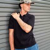Rib Knit - Black