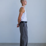 Pleated Kyoto Trousers - Charcoal