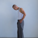 Pleated Kyoto Trousers - Charcoal