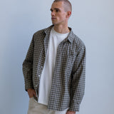 Heritage Micro-Check Shirt - Taupe Check