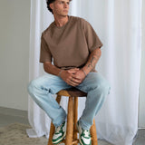 Frame Tee - Brown