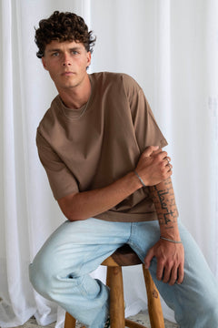 Frame Tee - Brown