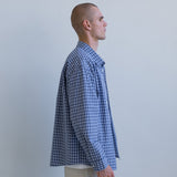 Heritage Micro-Check Shirt - Blue Check