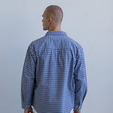 Heritage Micro-Check Shirt - Blue Check