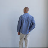 Heritage Micro-Check Shirt - Blue Check