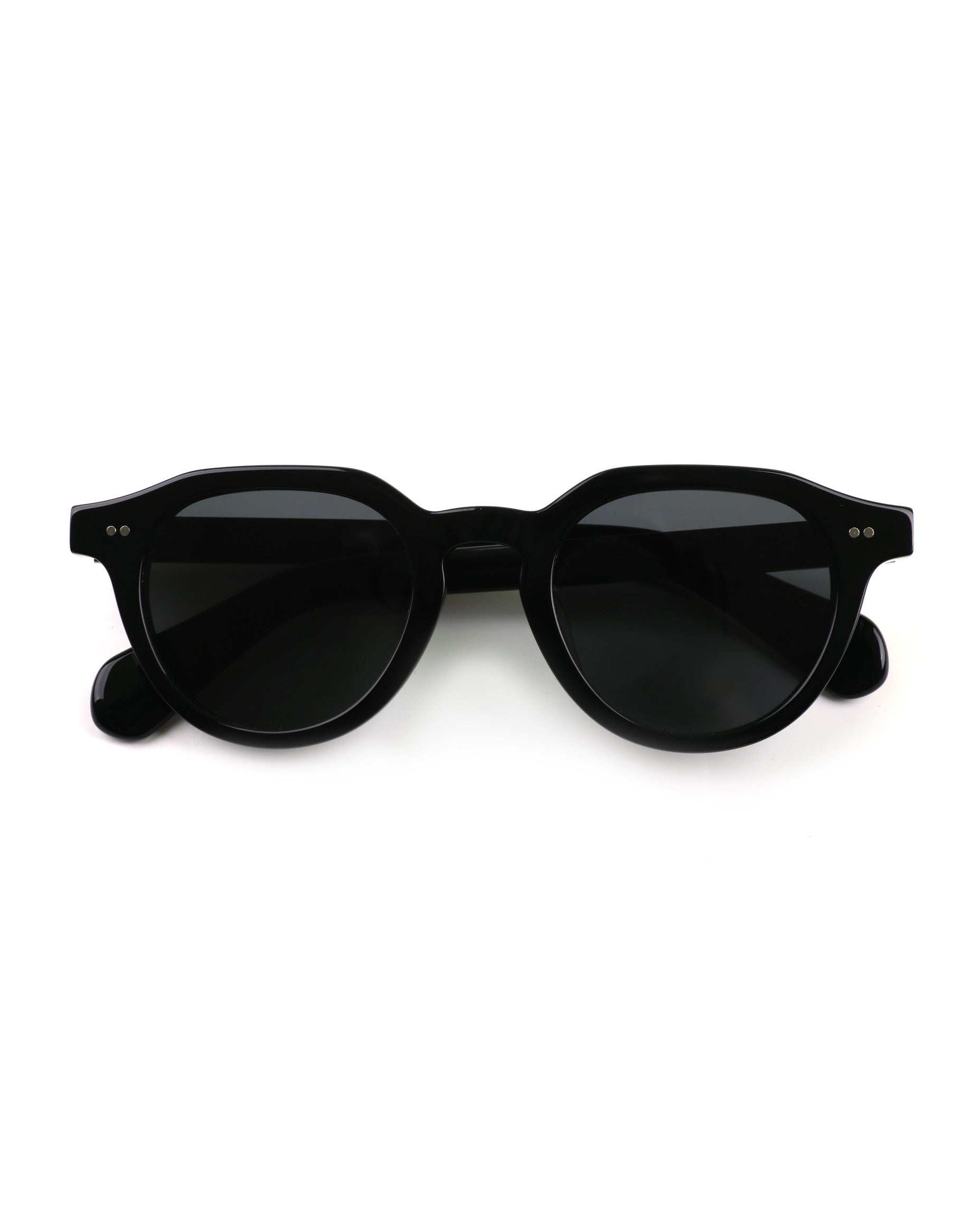 Sorrento Sunglasses - Black Frame, Grey Lens