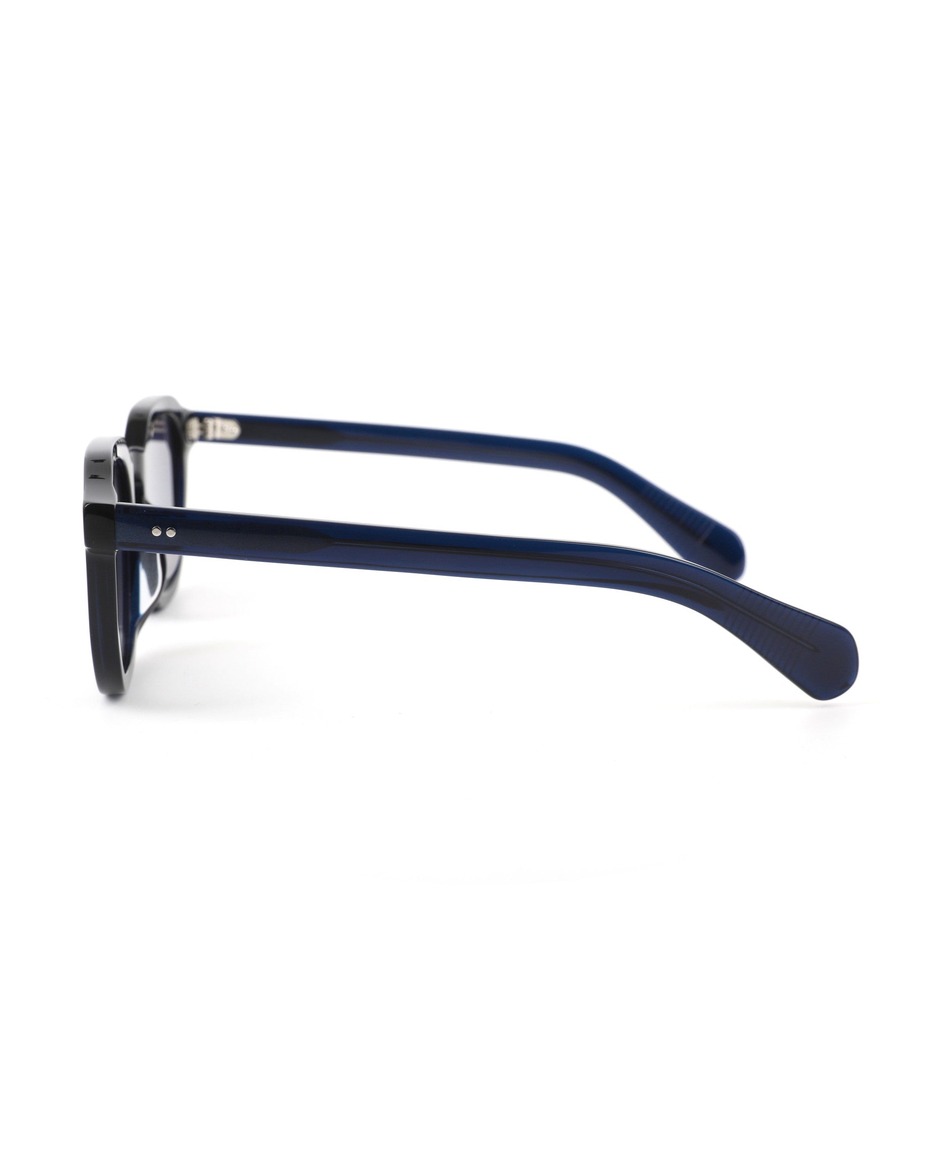 Palma Sunglasses - Blue Frame, Gradient Blue Lens