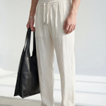Hipland The Nara Beach Trouser - Natural - view 6 view