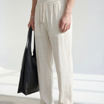 Hipland The Nara Beach Trouser - Natural - view 7 view
