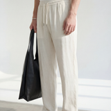 Hipland The Nara Beach Trouser - Natural - view 7 view