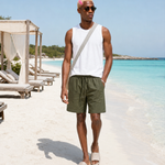 Bondi Shorts - Olive - back view