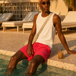 Bondi Shorts - Pink - back view