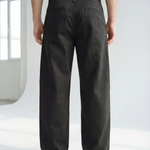 Hipland Echo Trouser — Black — back view