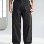 Hipland Echo Trouser — Black — front view