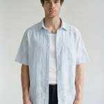 Hipland Sebastian Shirt - Light Blue - front view