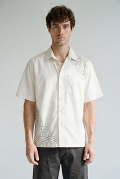 Hipland Nami Shirt - Natural - front view