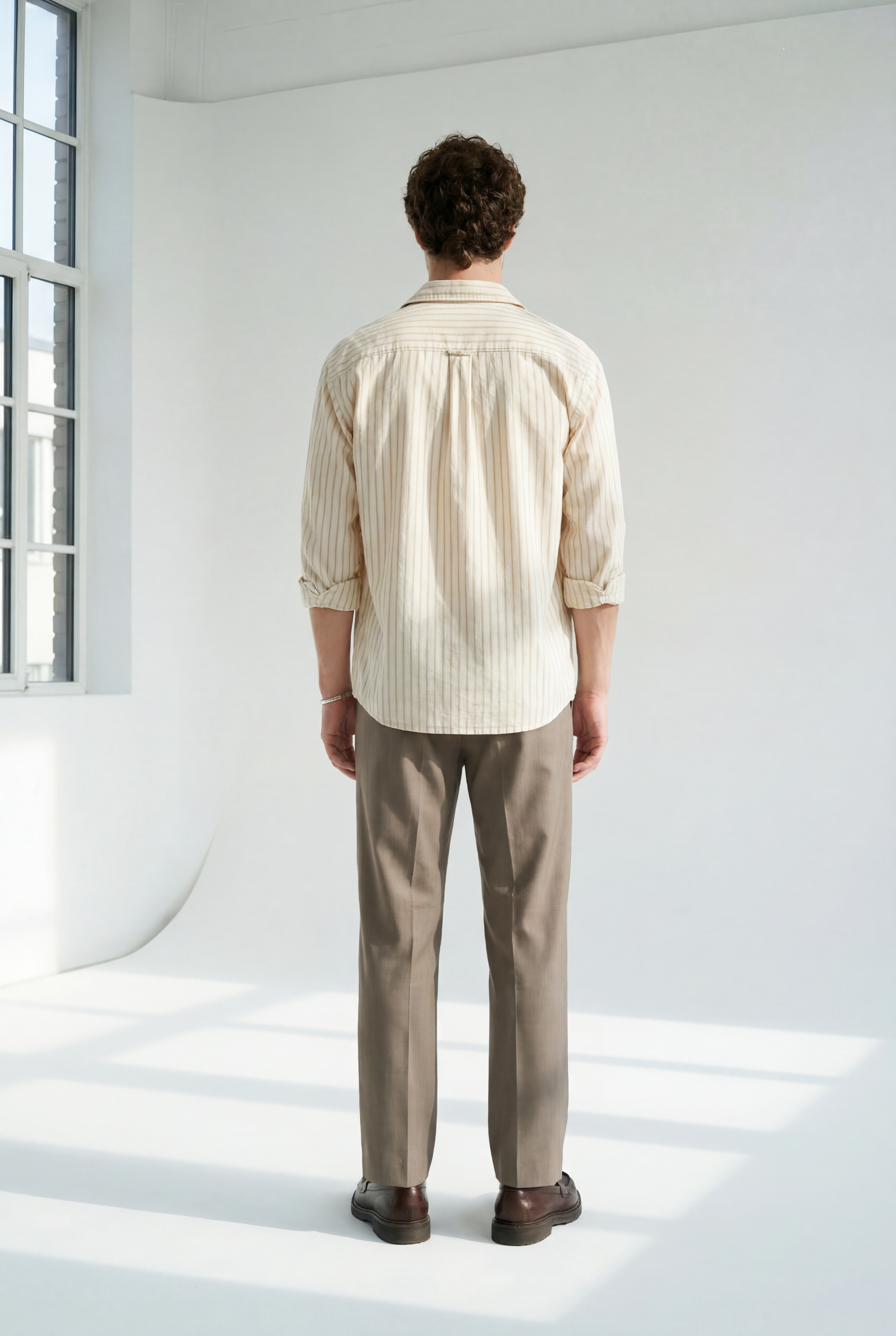 Hipland The Hikari Stripe Shirt - lifestyle view