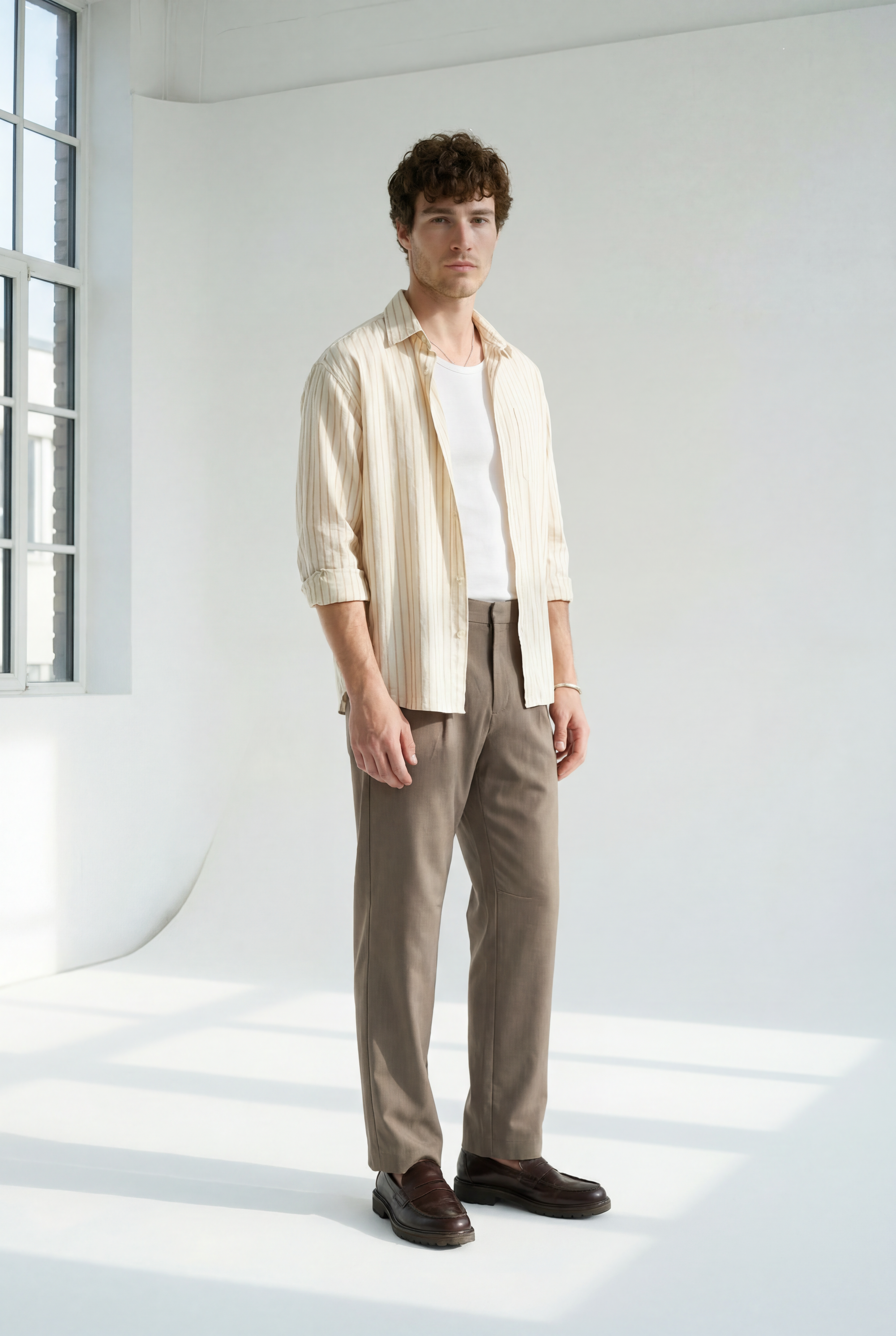 Hipland The Hikari Stripe Shirt - back view