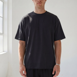 Hipland 300GSM Big Tee - Black - front view