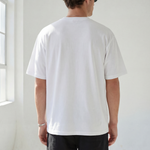 Hipland 300GSM Big Tee - White - back view