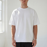 Hipland 300GSM Big Tee - White - front view