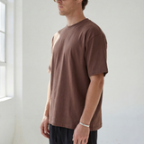 Hipland 300GSM Big Tee - Brown - front alternate view
