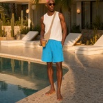 Bondi Shorts - Teal - front view