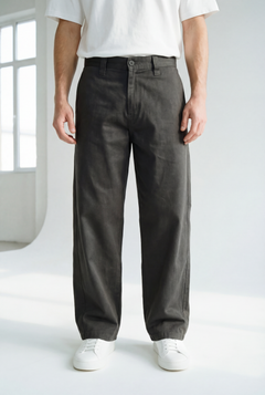 Hipland Echo Trouser — Charcoal — front view
