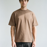 Hipland Frame Tee — Brown — front view