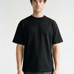 Hipland Frame Tee — Black — front view