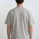 Hipland Frame Tee — Grey — back view