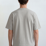 Hipland Frame Tee — Grey — back view