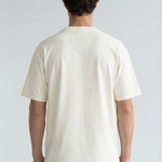Hipland Frame Tee — Cream — back view